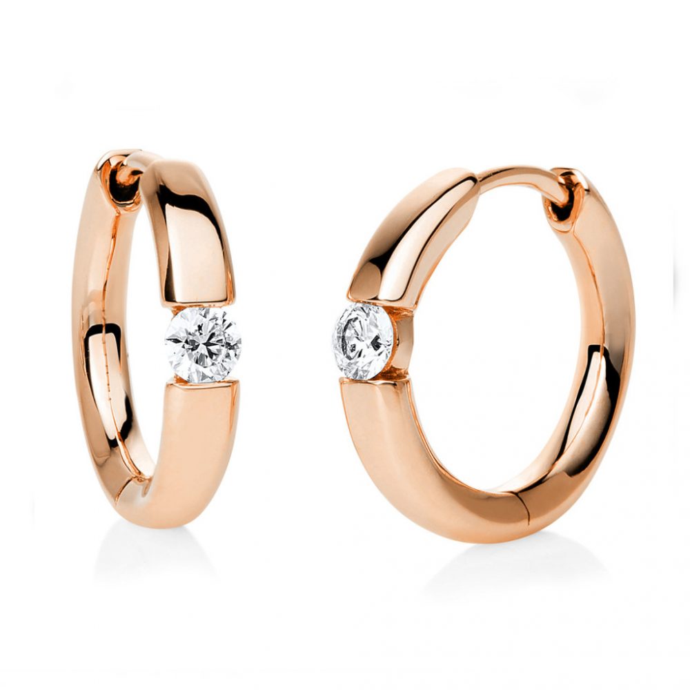 Redgold Diamond Earrings