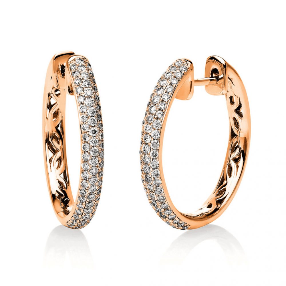 Redgold Diamond Earrings