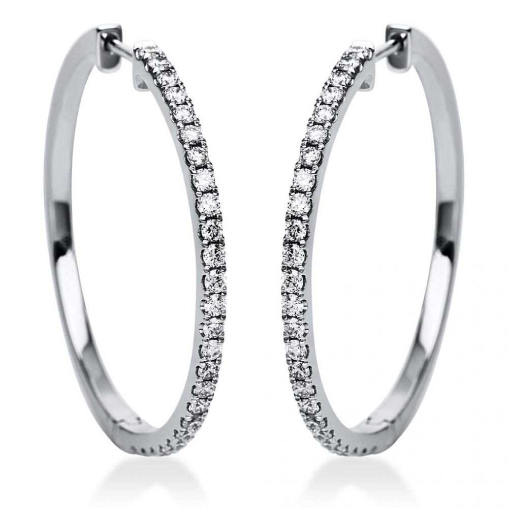 Whitegold Diamond Earrings