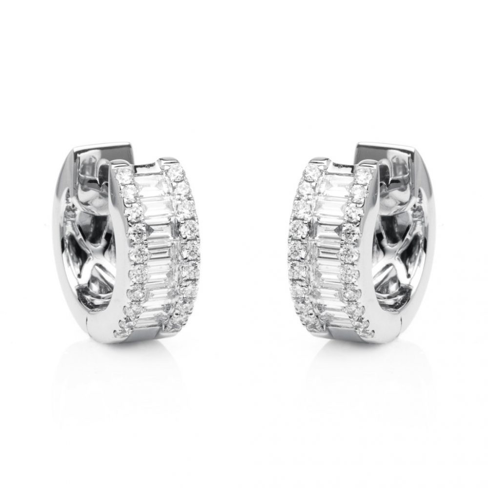 Whitegold Diamond Earrings