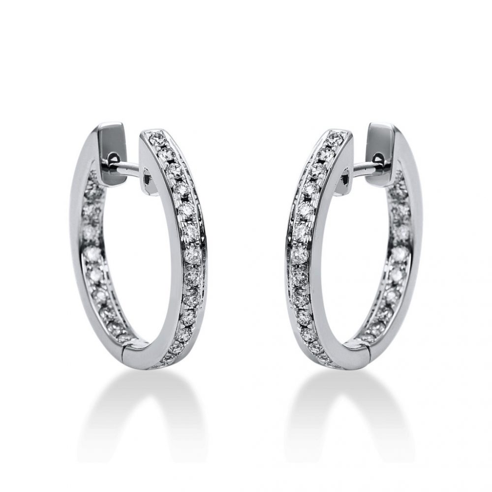 Whitegold Diamond Earrings