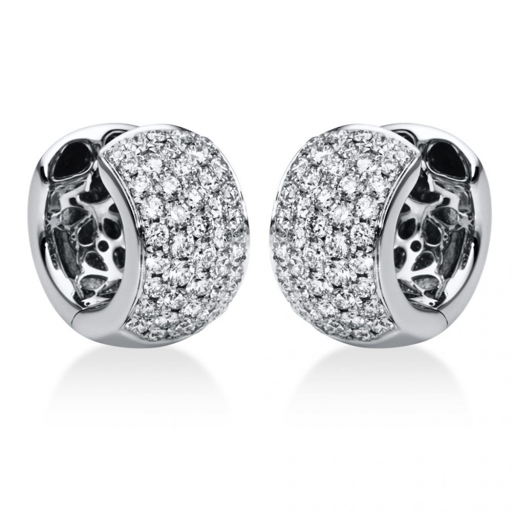 Whitegold Diamond Earrings