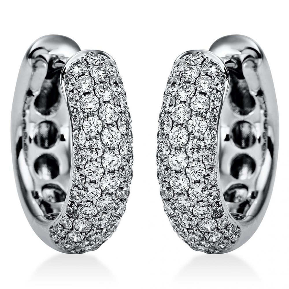 Whitegold Diamond Earrings