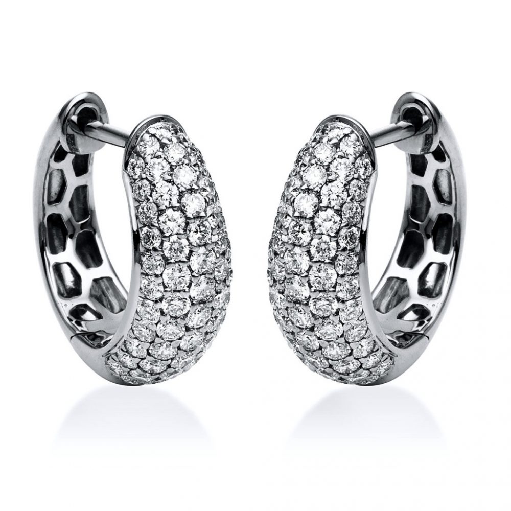 Whitegold Diamond Earrings