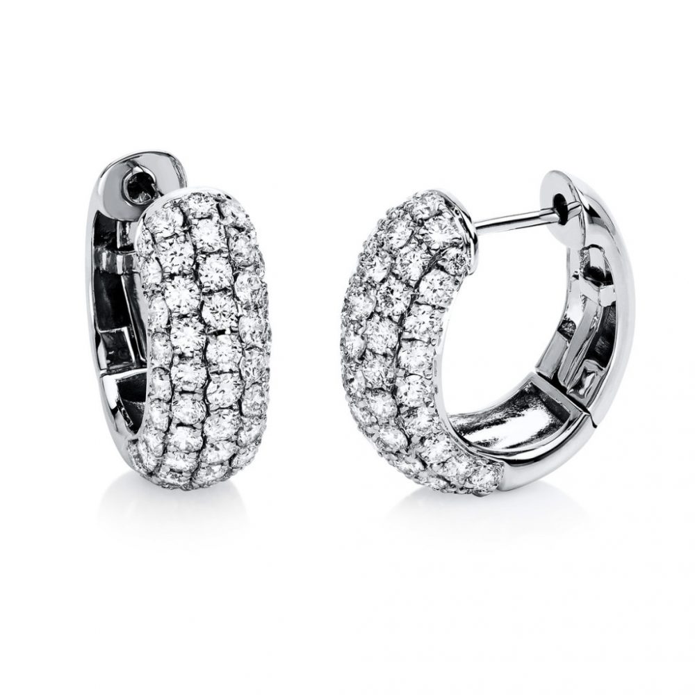 Whitegold Diamond Earrings