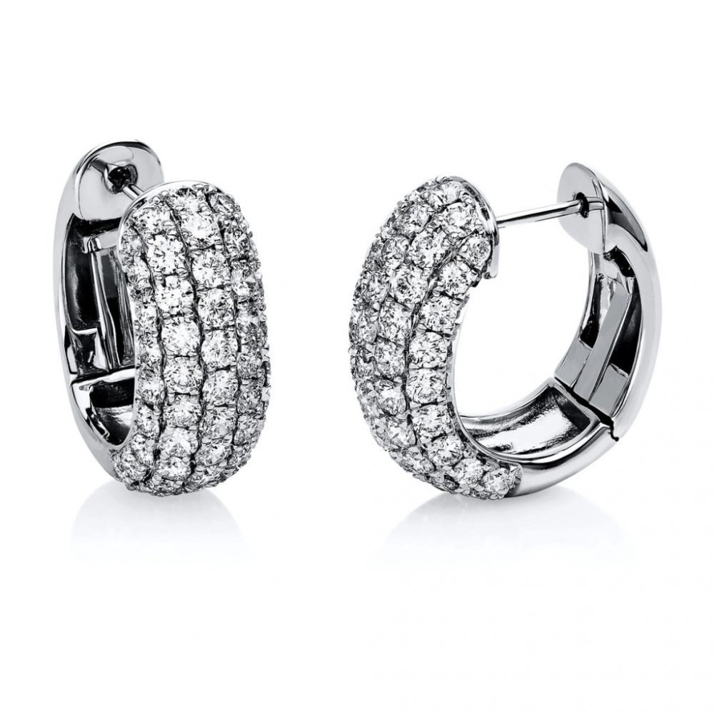 Whitegold Diamond Earrings