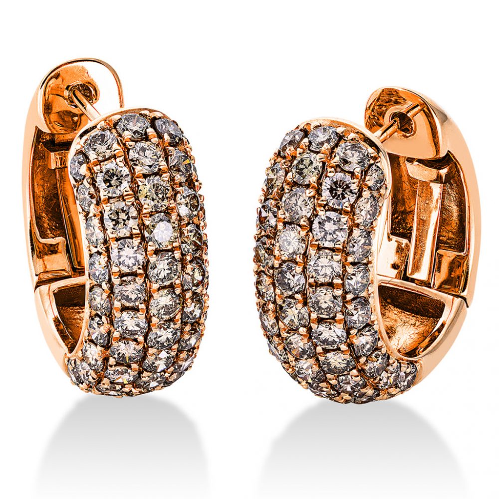 Redgold Diamond Earrings