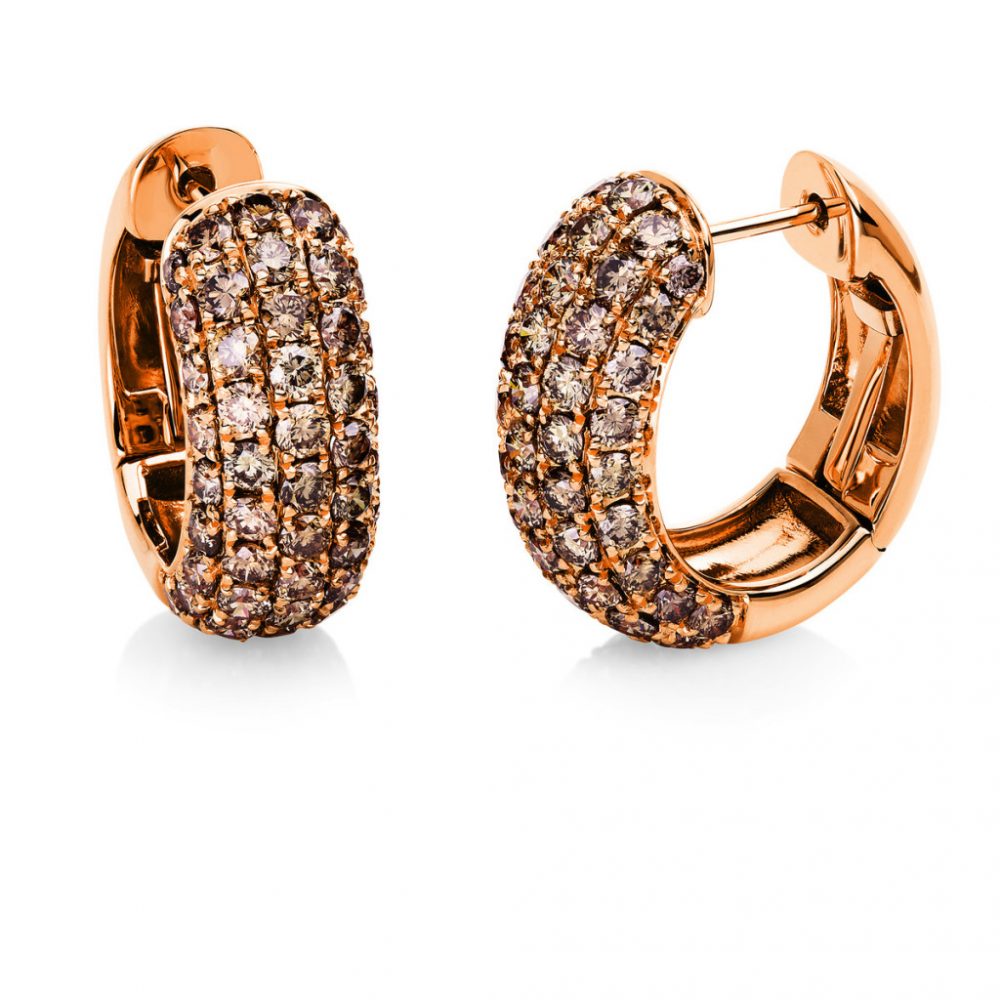 Redgold Diamond Earrings