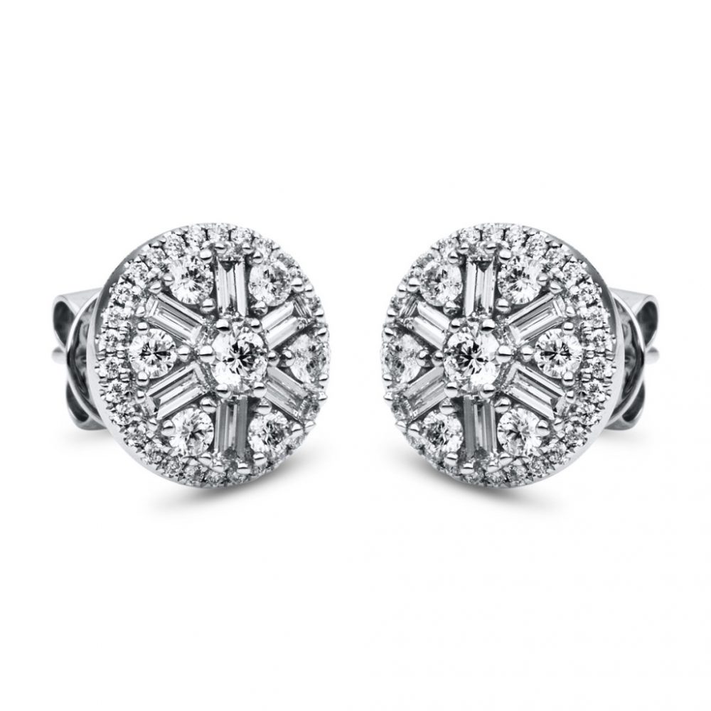 Whitegold Diamond Earrings