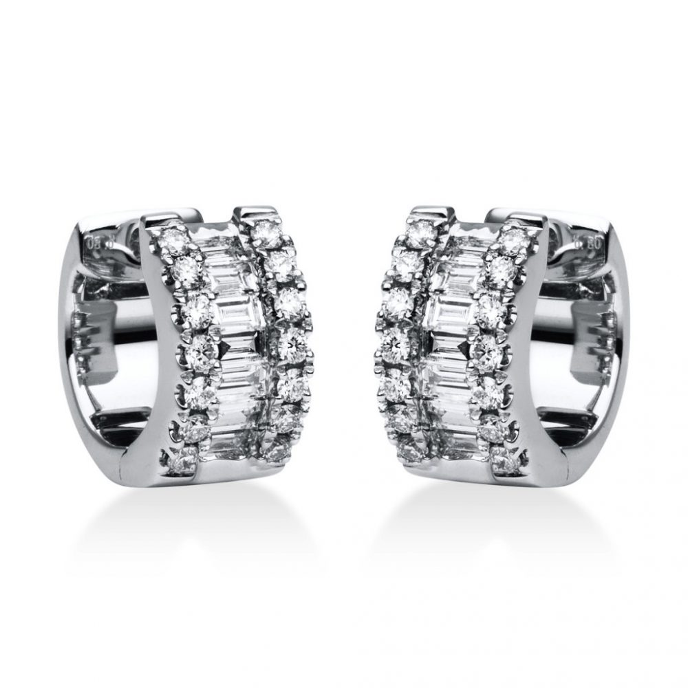 Whitegold Diamond Earrings