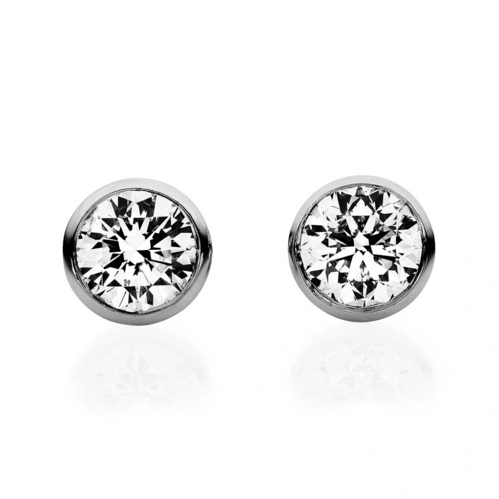 Whitegold Diamond Earrings