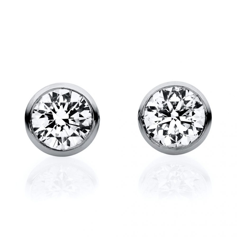 Whitegold Diamond Earrings