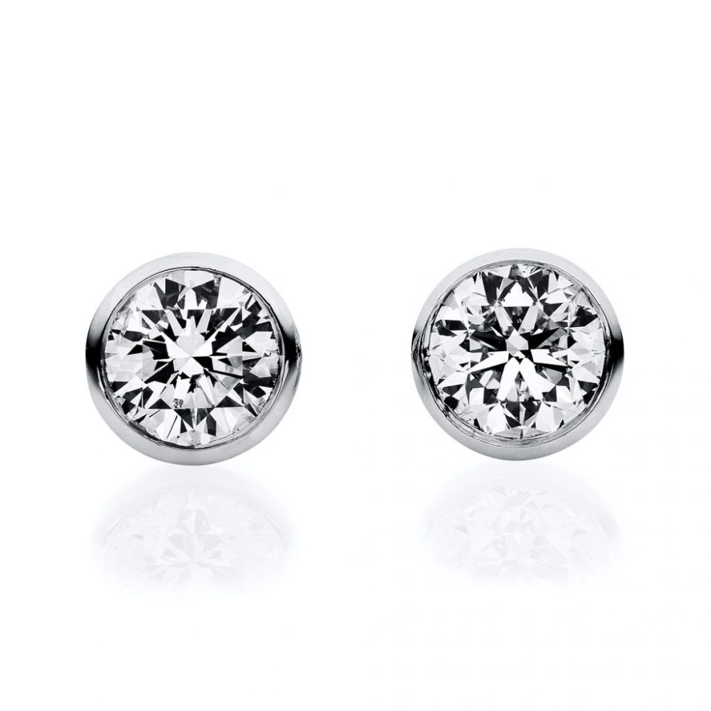 Whitegold Diamond Earrings