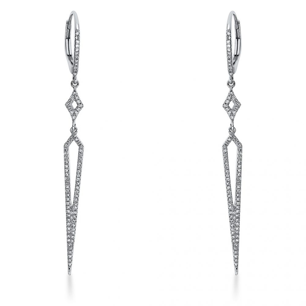 Whitegold Diamond Earrings