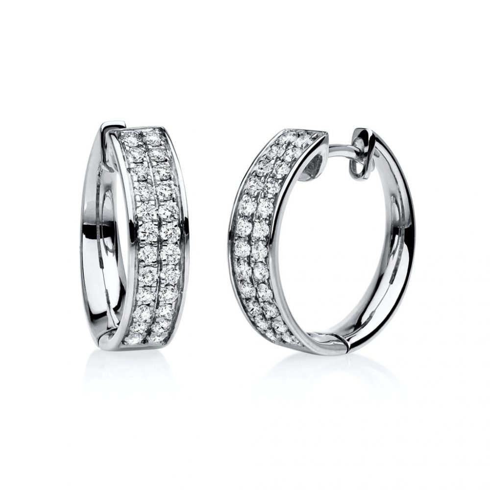 Whitegold Diamond Earrings