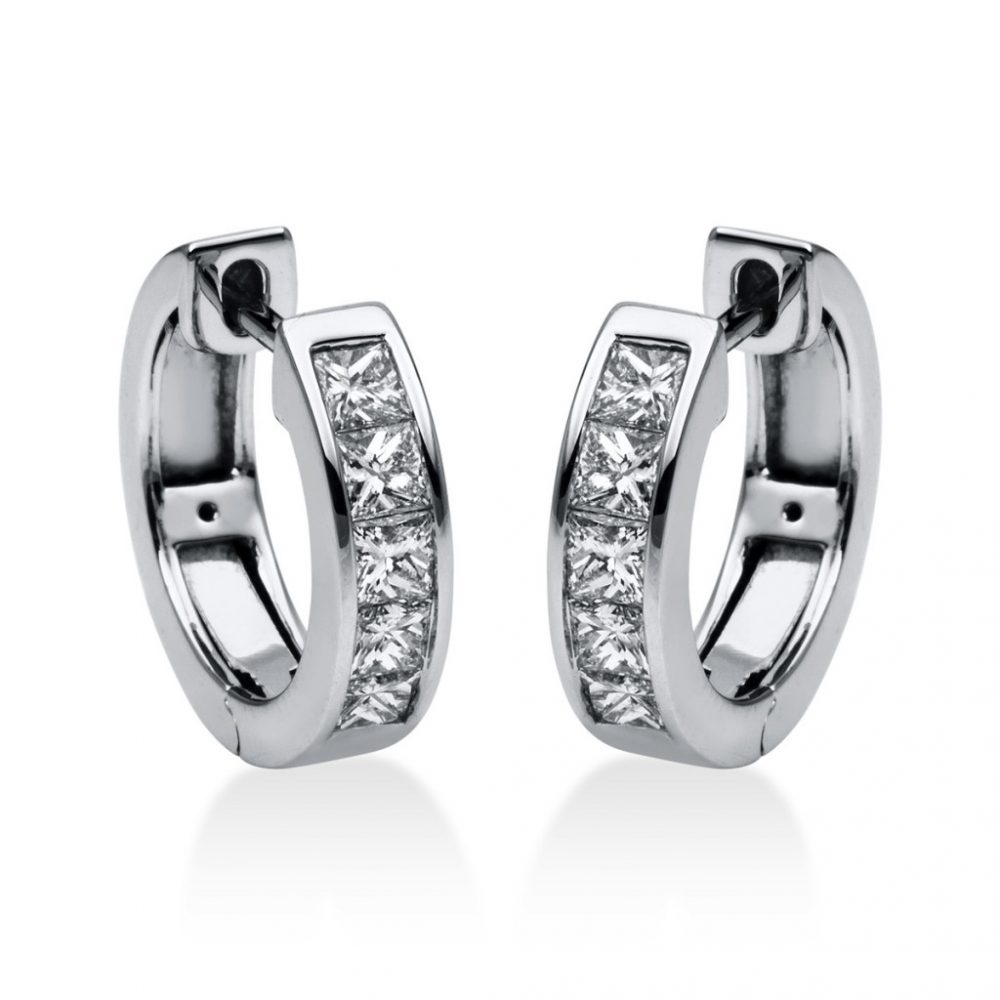 Whitegold Diamond Earrings