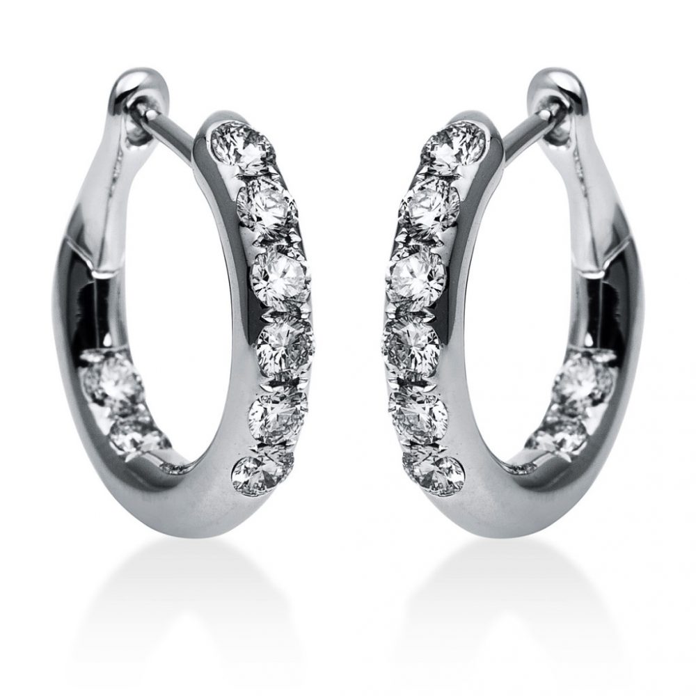 Whitegold Diamond Earrings