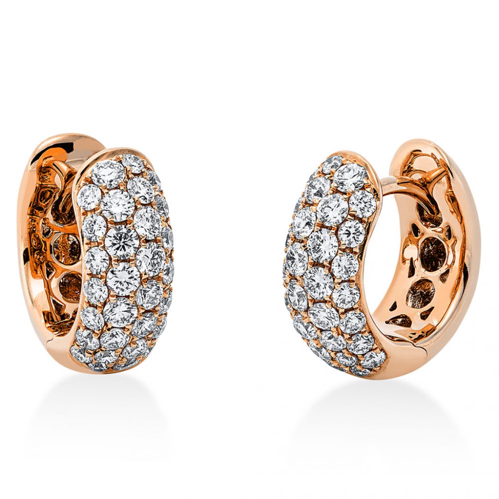 Redgold Diamond Earrings