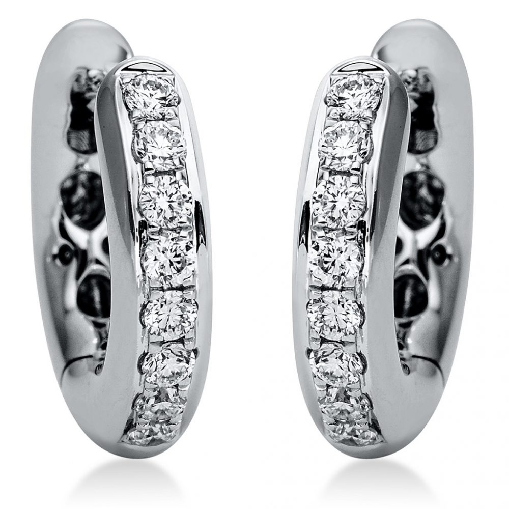 Whitegold Diamond Earrings