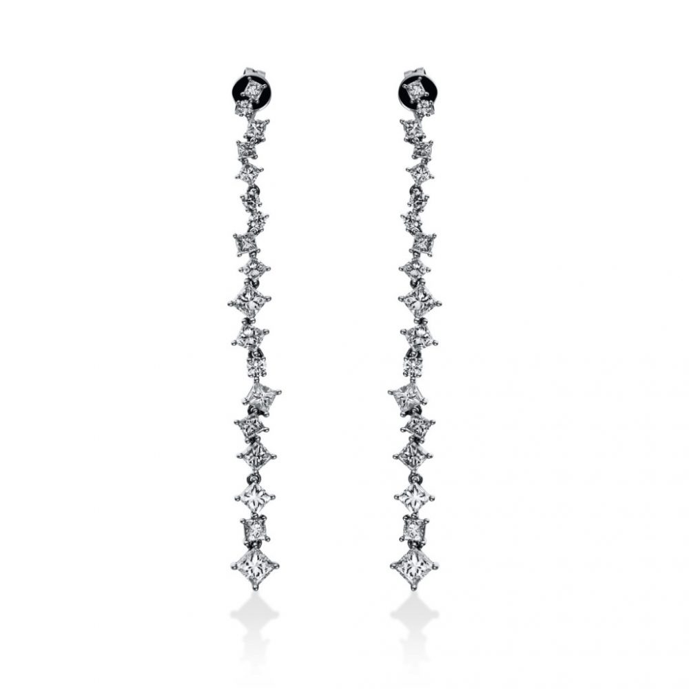 Whitegold Diamond Earrings