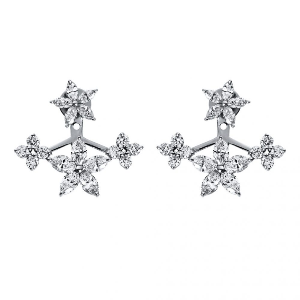 Whitegold Diamond Earrings