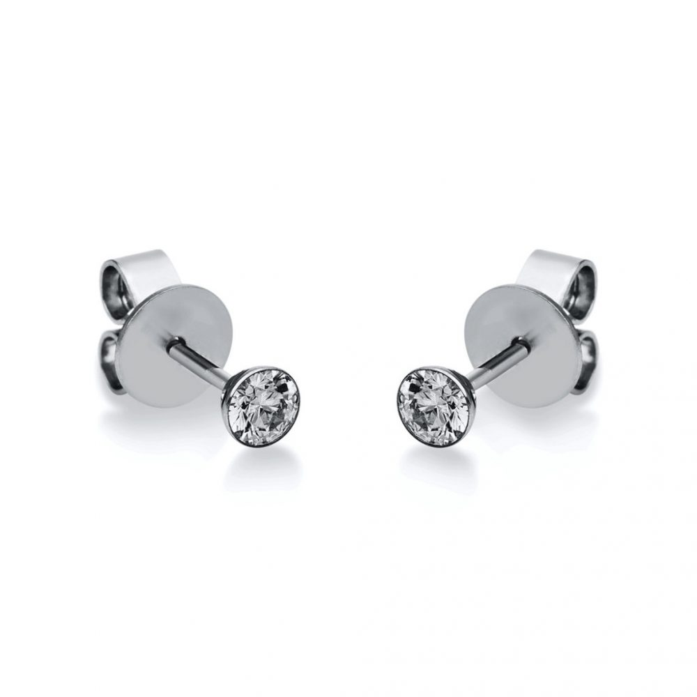 Whitegold Diamond Earrings