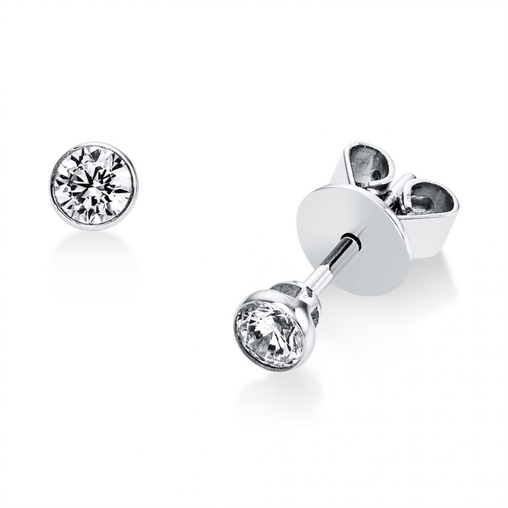 Whitegold Diamond Earrings