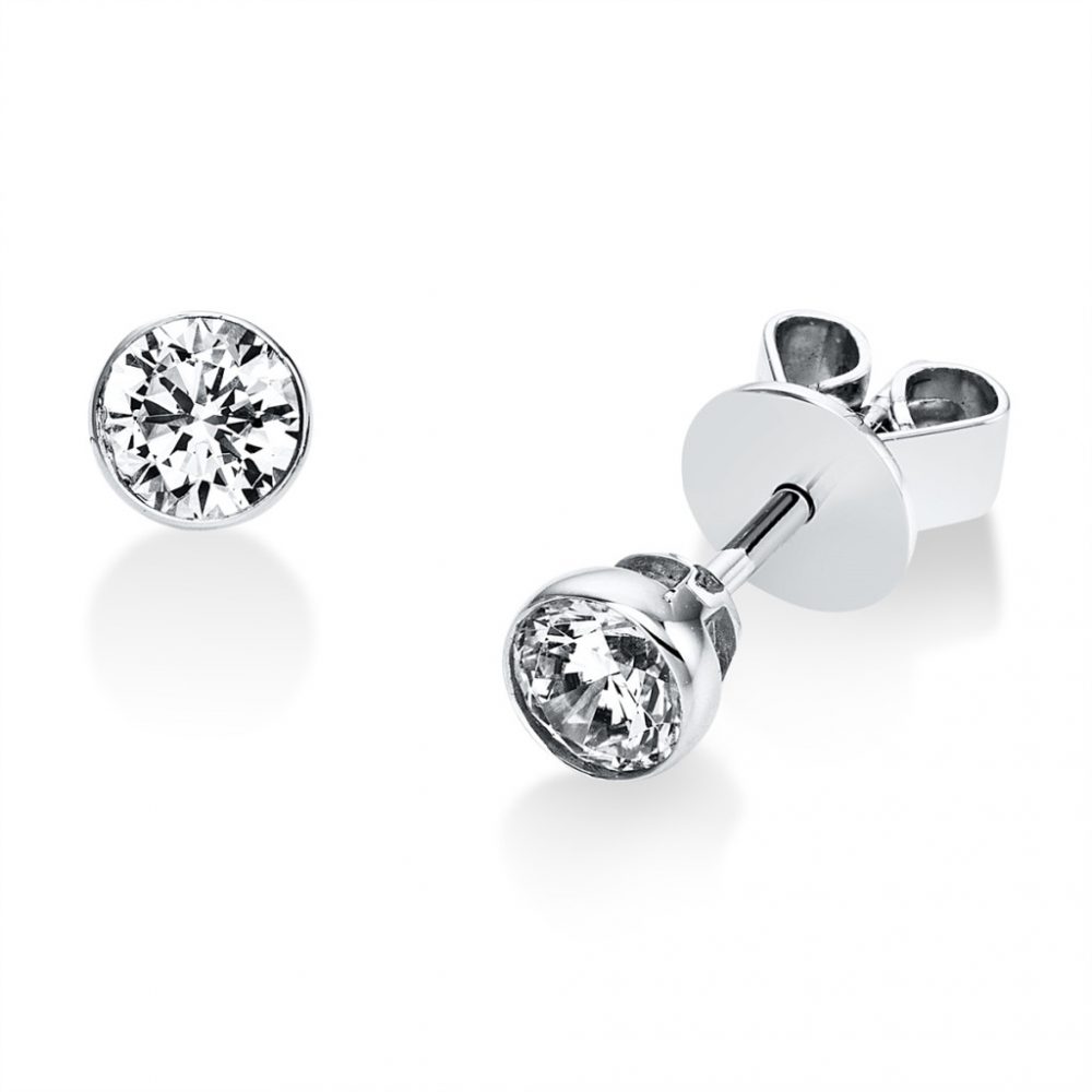 Whitegold Diamond Earrings