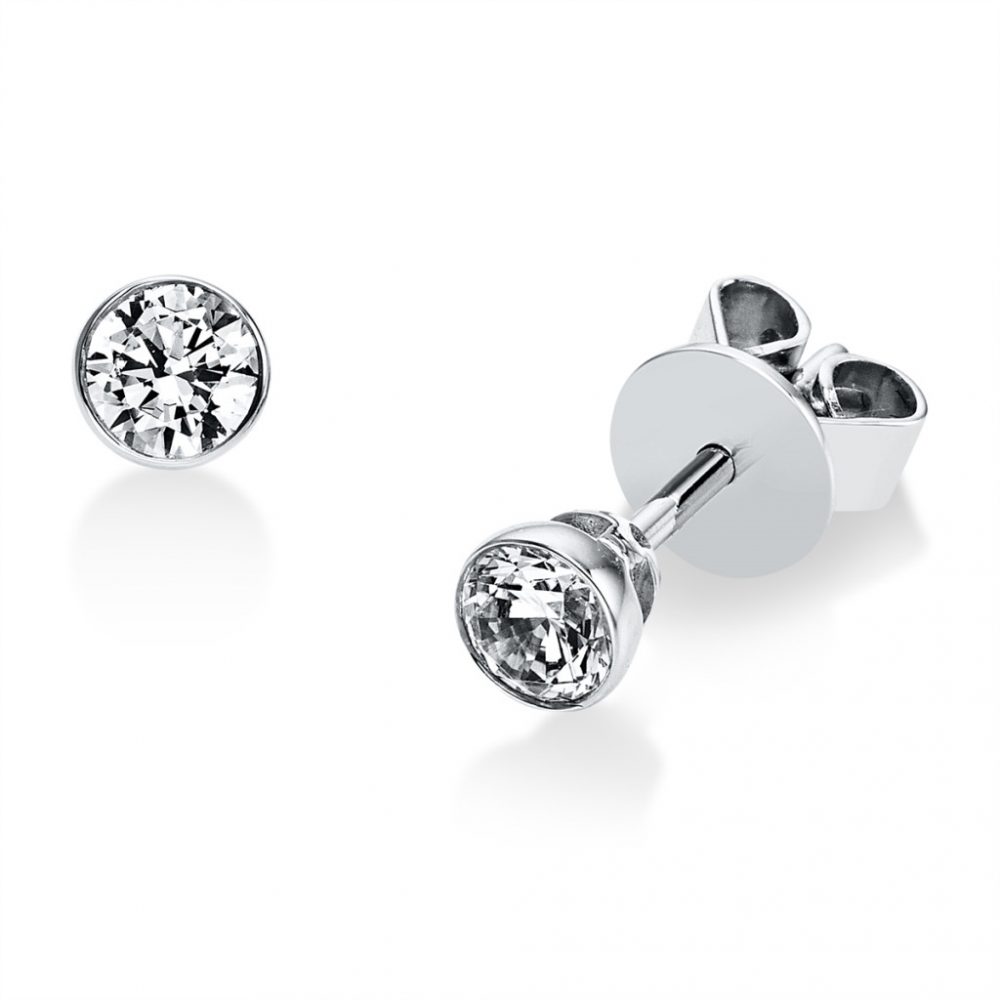 Whitegold Diamond Earrings