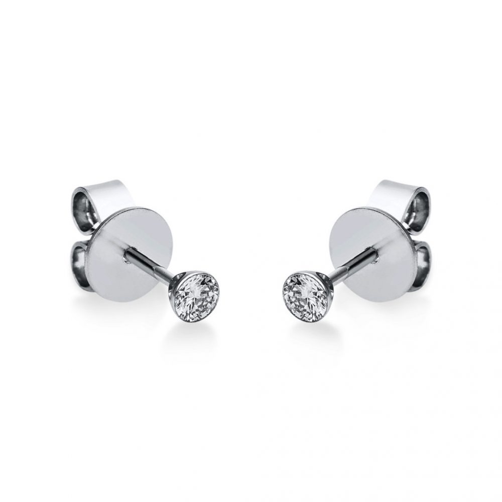 Whitegold Diamond Earrings