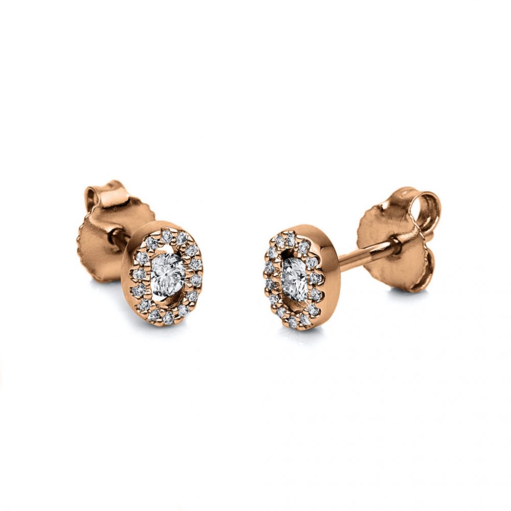 Redgold Diamond Earrings