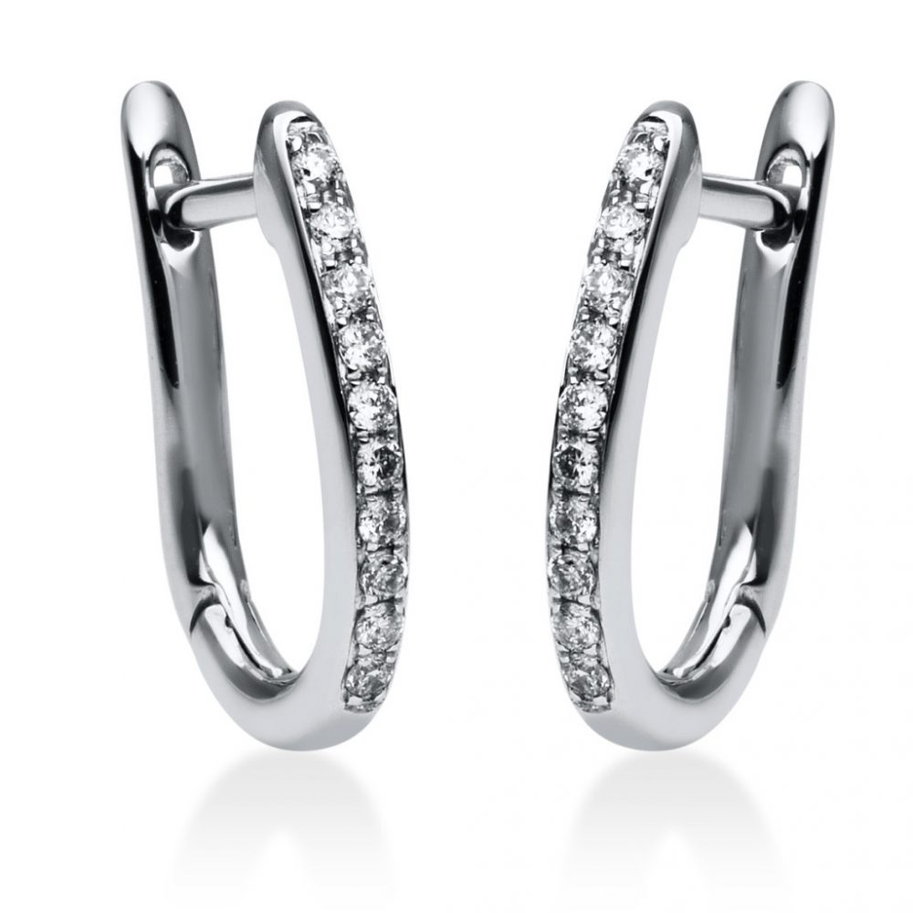 Whitegold Diamond Earrings