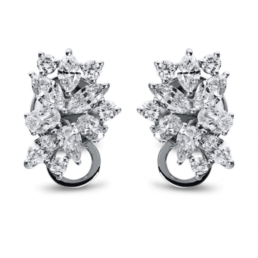 Whitegold Diamond Earrings