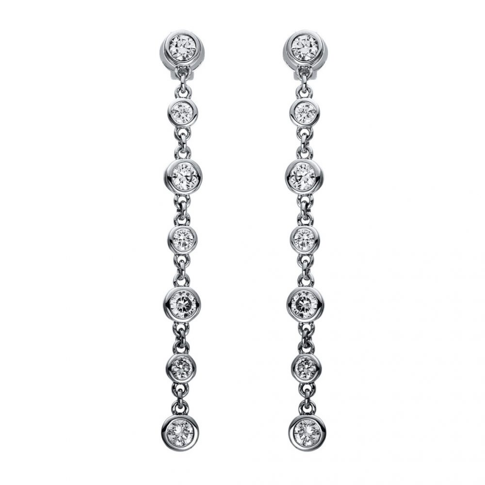 Whitegold Diamond Earrings