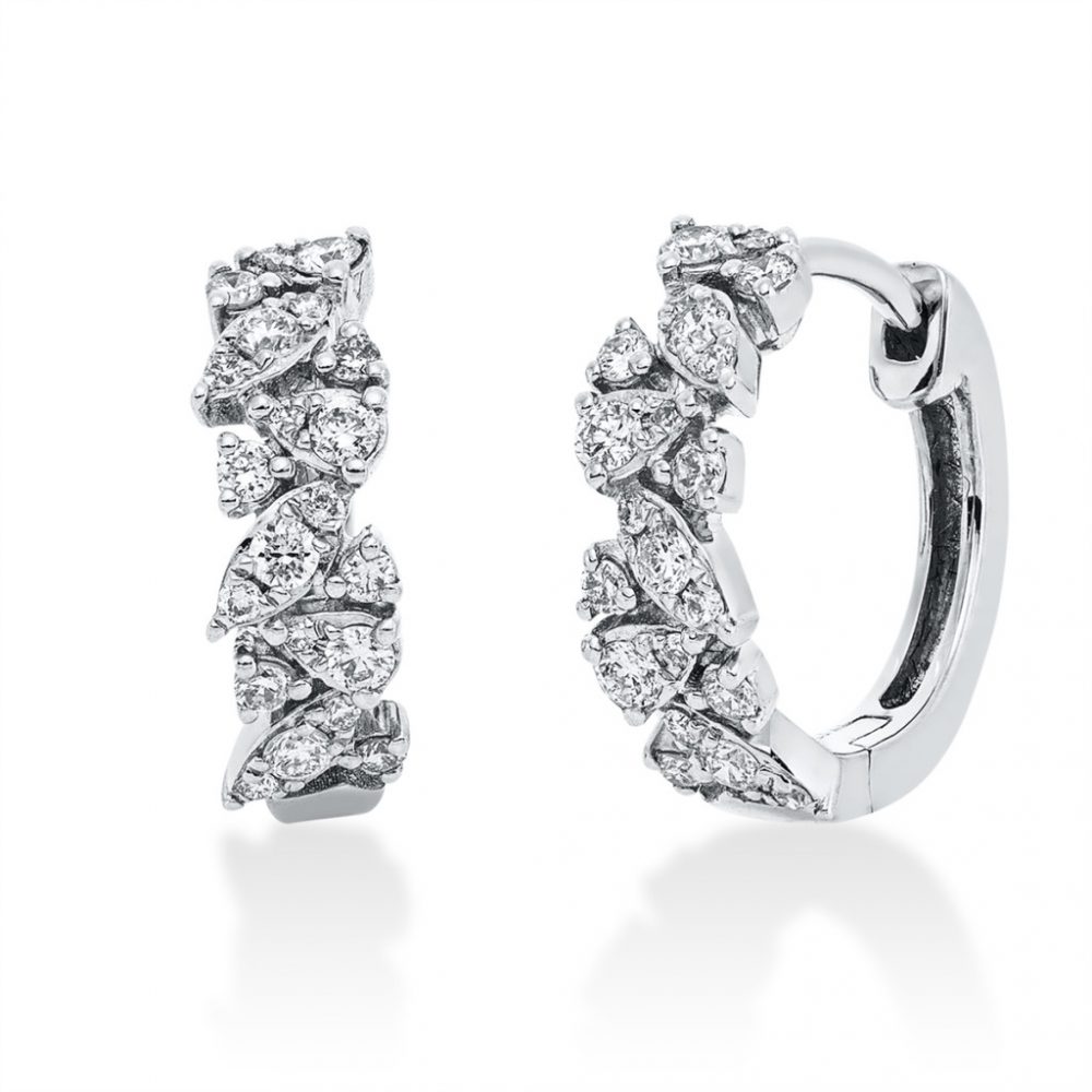 Whitegold Diamond Earrings