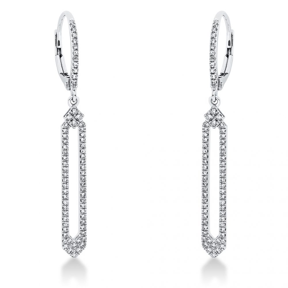 Whitegold Diamond Earrings