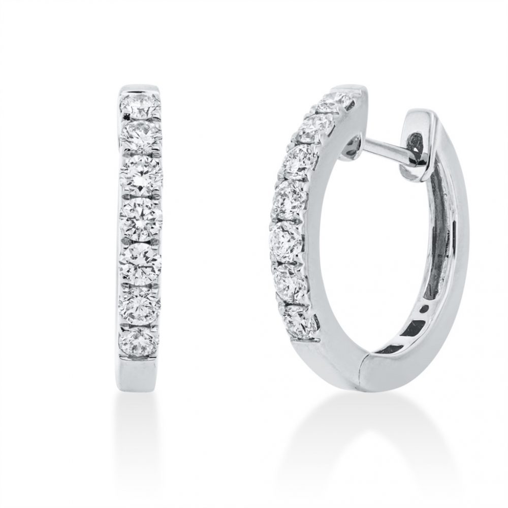 Whitegold Diamond Earrings