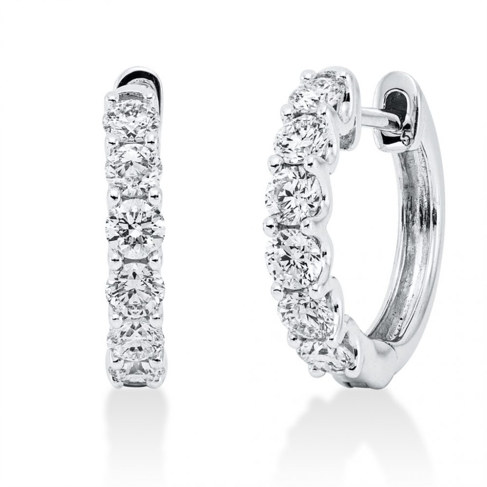 Whitegold Diamond Earrings