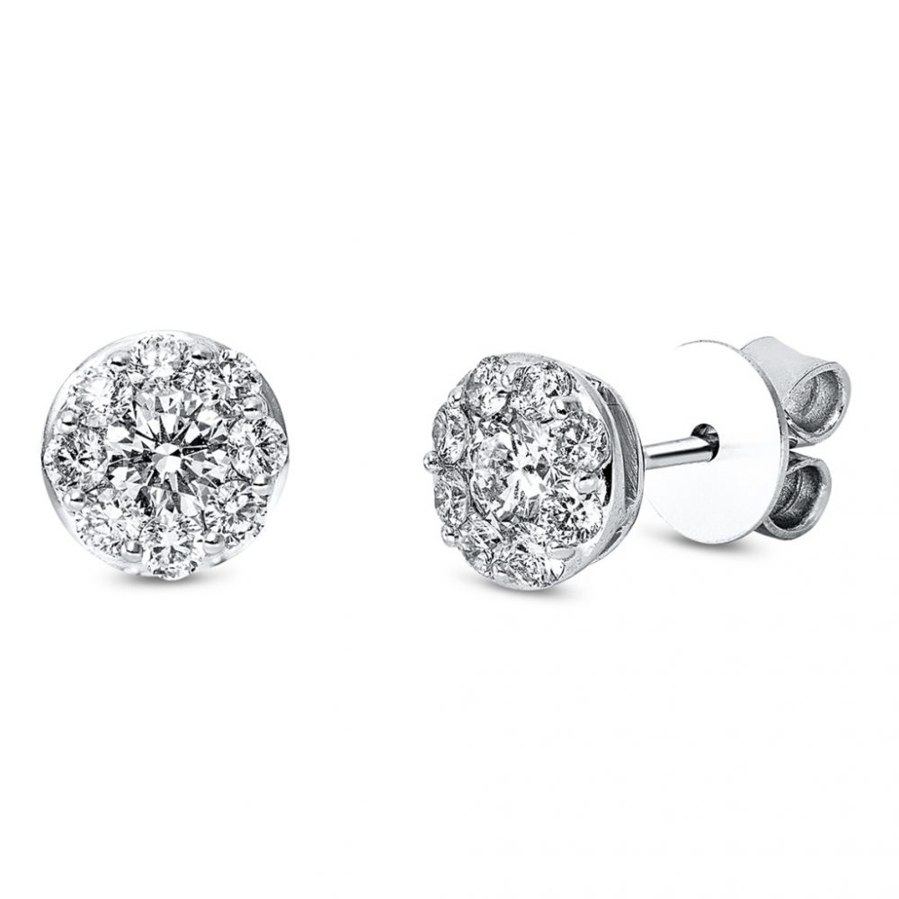 Whitegold Diamond Earrings