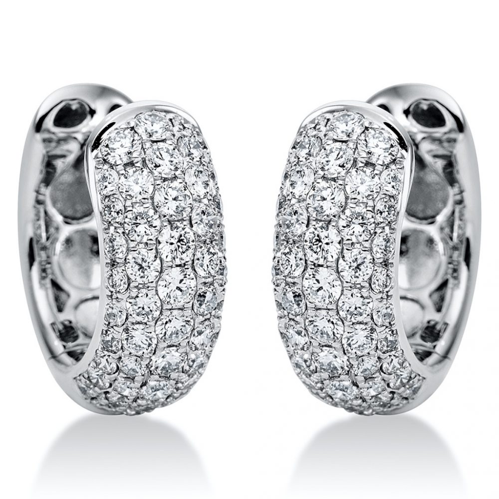 Whitegold Diamond Earrings