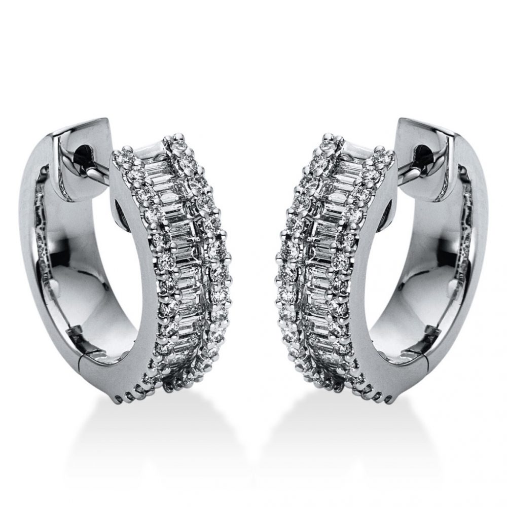 Whitegold Diamond Earrings