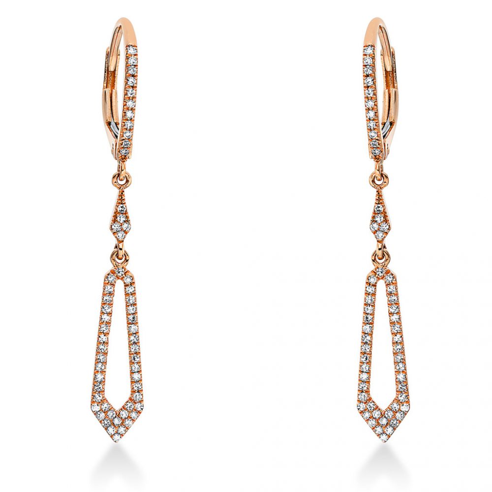 Redgold Diamond Earrings