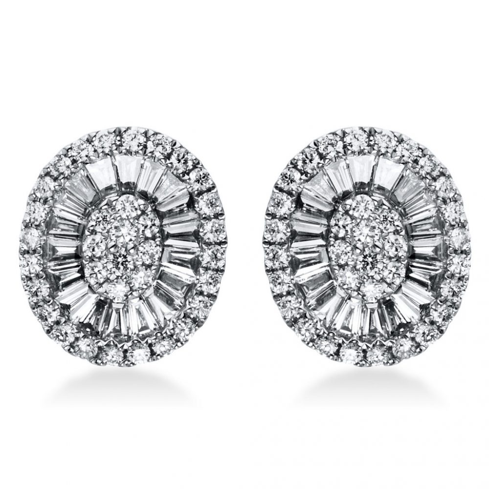 Whitegold Diamond Earrings