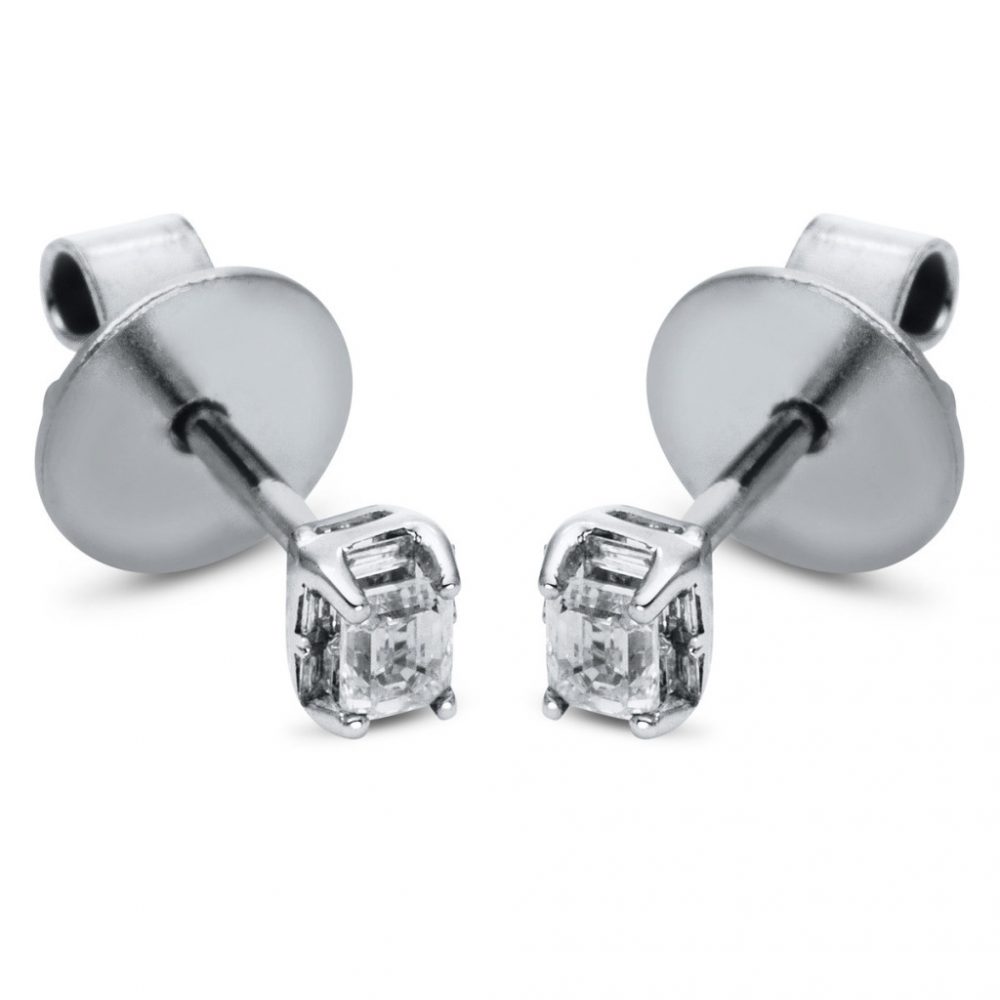 Whitegold Diamond Earrings