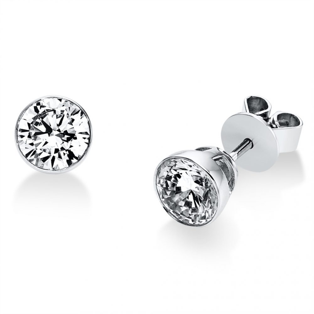 Whitegold Diamond Earrings