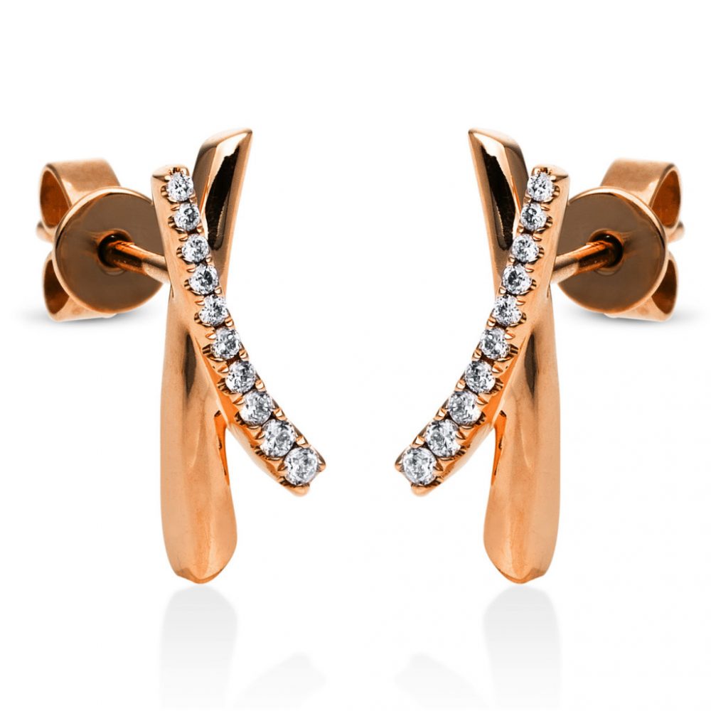 Redgold Diamond Earrings