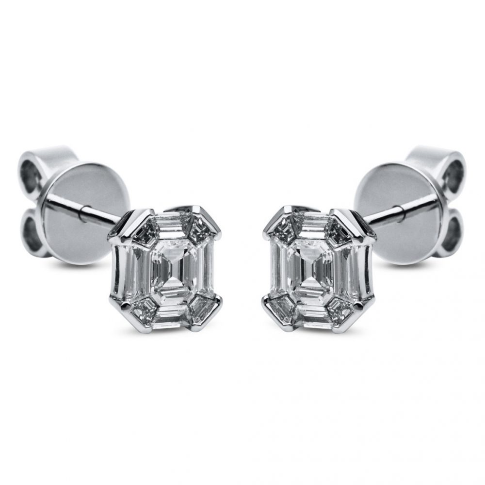 Whitegold Diamond Earrings