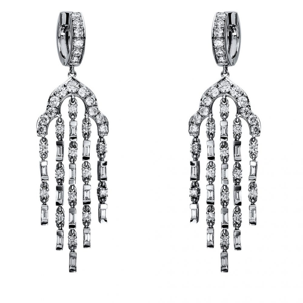 Whitegold Diamond Earrings