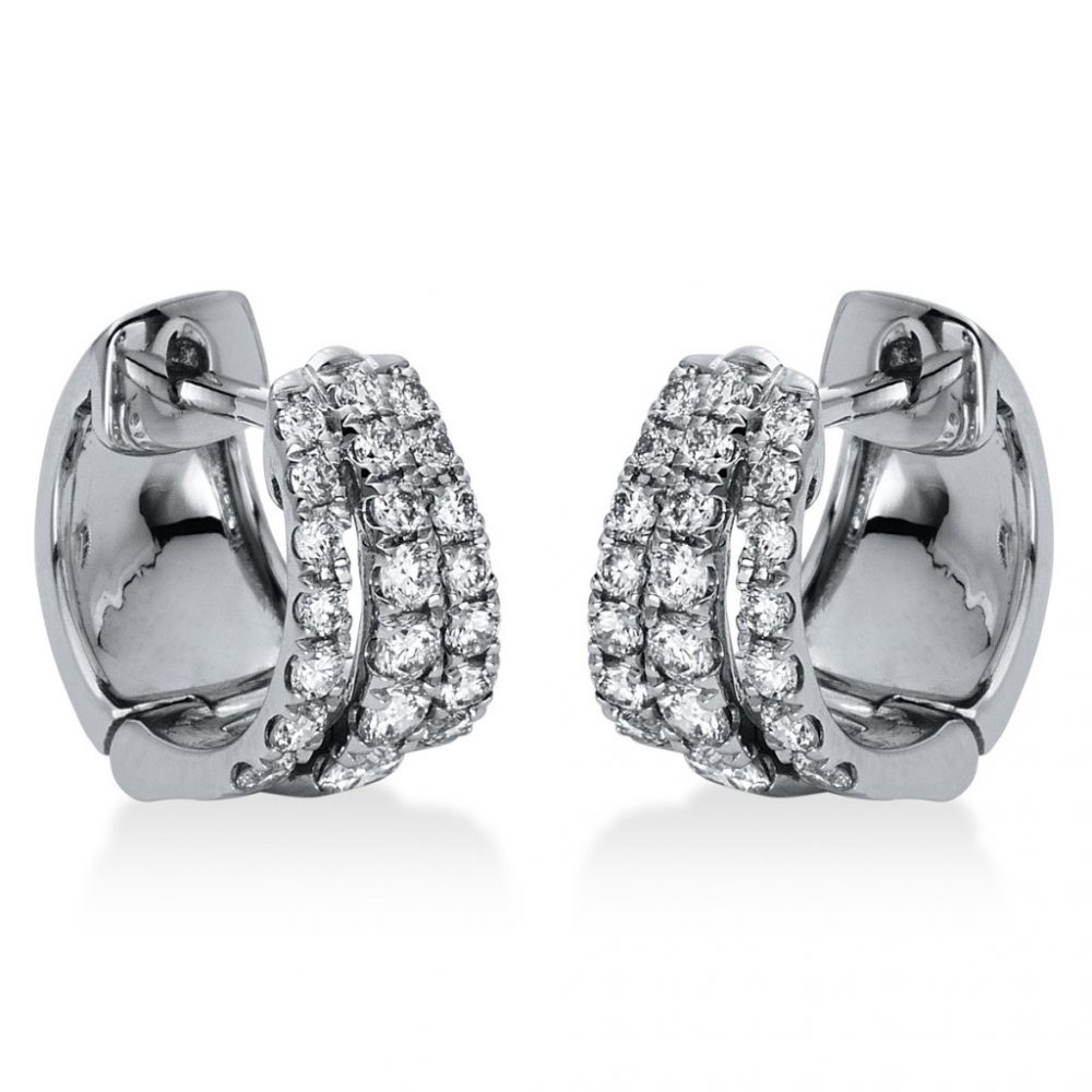 Whitegold Diamond Earrings