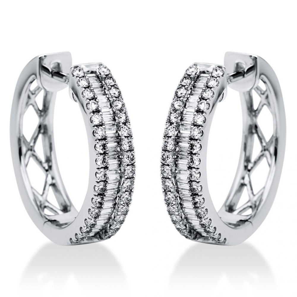 Whitegold Diamond Earrings